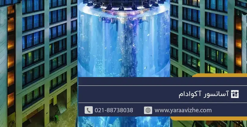 آسانسور آکوا دام، ترکیبی از آکواریوم و آسانسور